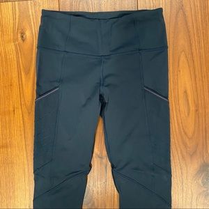 Lululemon dark green compression leggings